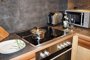 Küchenbereich Ferienwohnung Watzmannkind 4