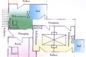 Wohnungsgrundriss Ferienwohnung Watzmannkind 2